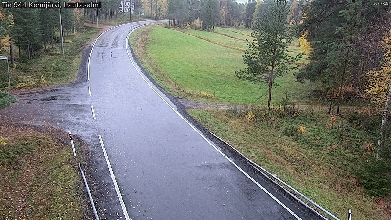 Weather Camera Image Road 944 Kemijärvi, Lautasalmi, Kemijärvi, Lappi