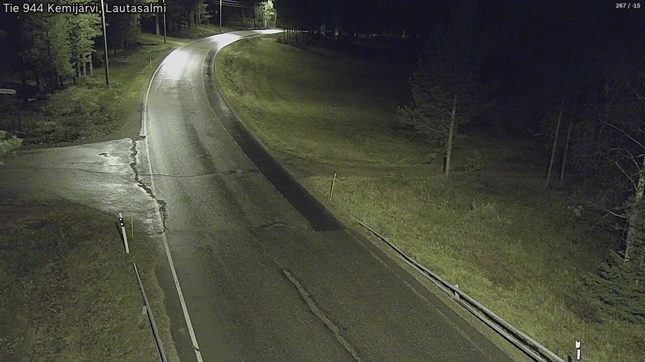 Kelikamerat Kuva Tie 944 Kemijärvi, Lautasalmi, Kemijärvi, Lappi