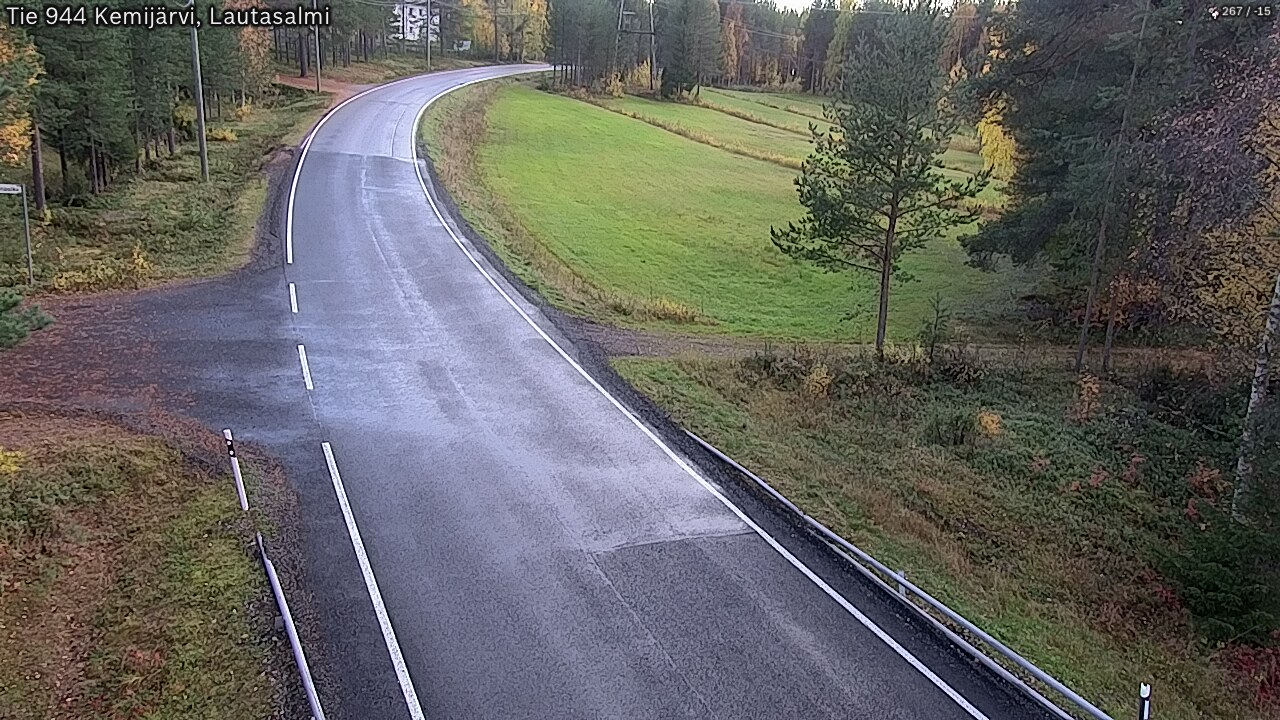 Kelikamerat Kuva Tie 944 Kemijärvi, Lautasalmi, Kemijärvi, Lappi