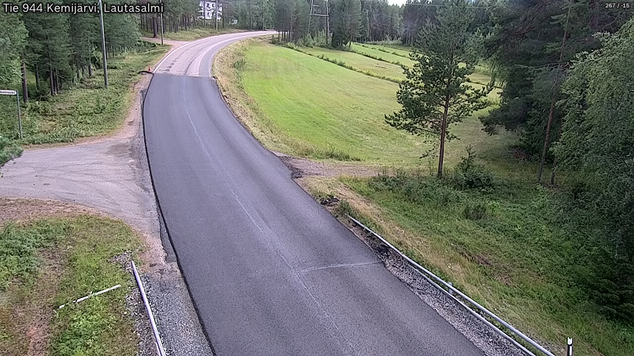 Weather Camera Image Road 944 Kemijärvi, Lautasalmi, Kemijärvi, Lappi