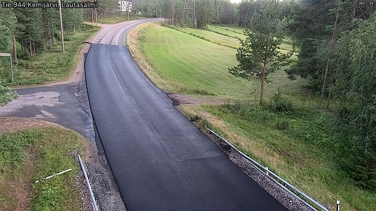 Weather Camera Image Road 944 Kemijärvi, Lautasalmi, Kemijärvi, Lappi