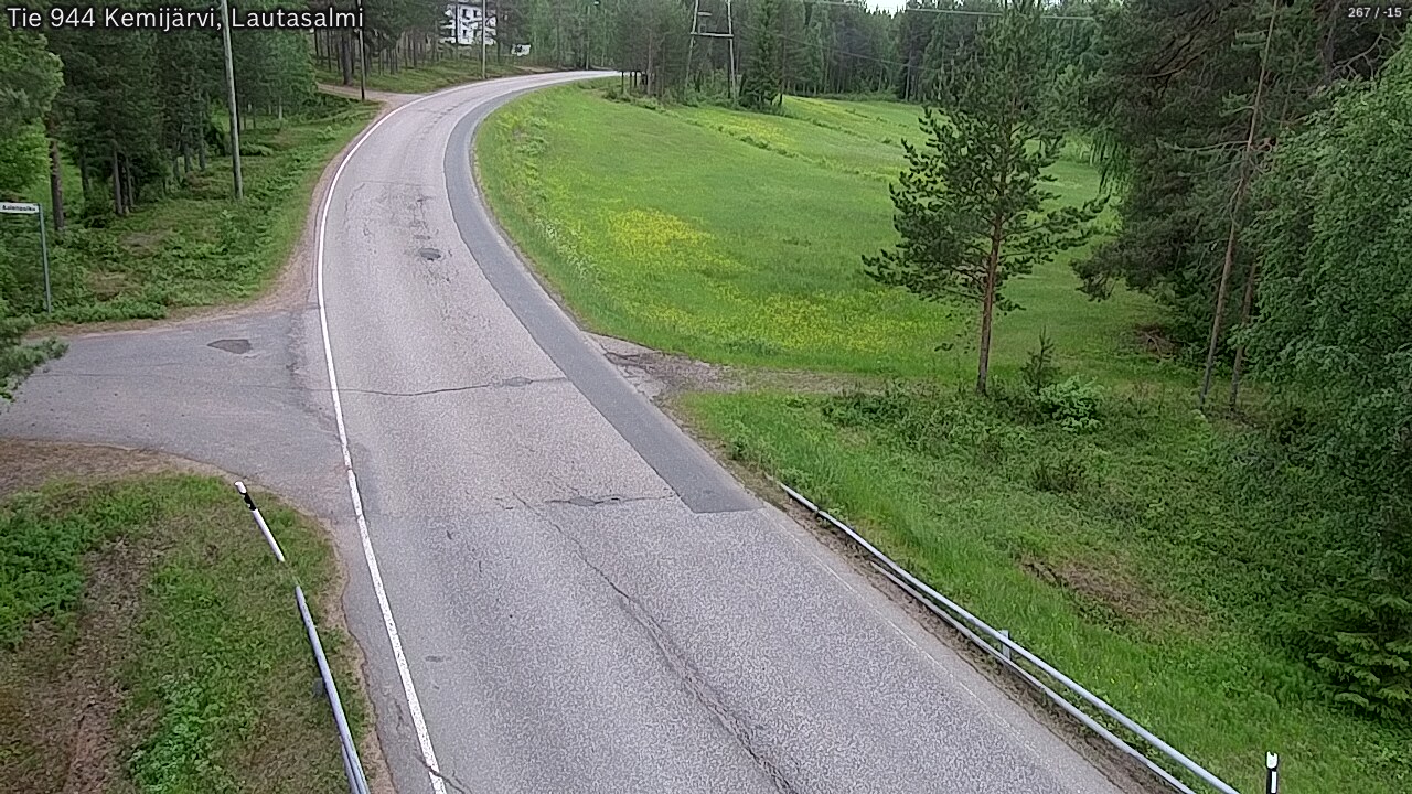 Kelikamerat Kuva Tie 944 Kemijärvi, Lautasalmi, Kemijärvi, Lappi