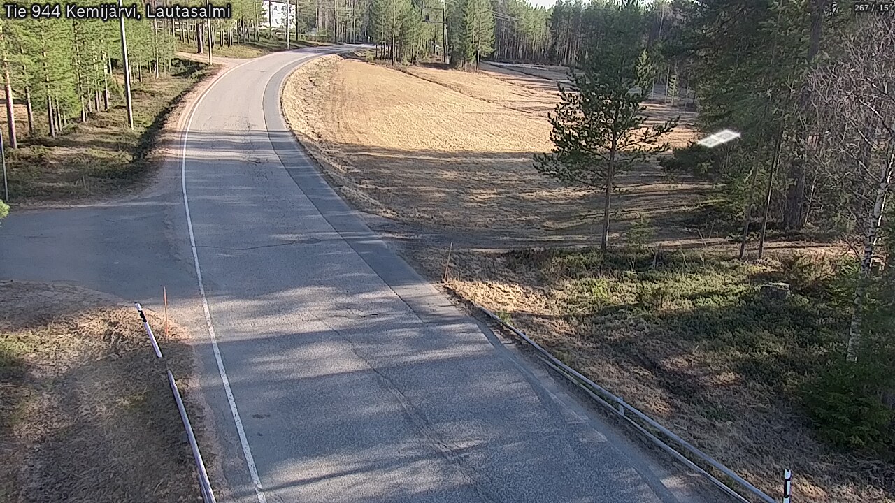 Weather Camera Image Väg 944 Kemijärvi, Lautasalmi, Kemijärvi, Lappi