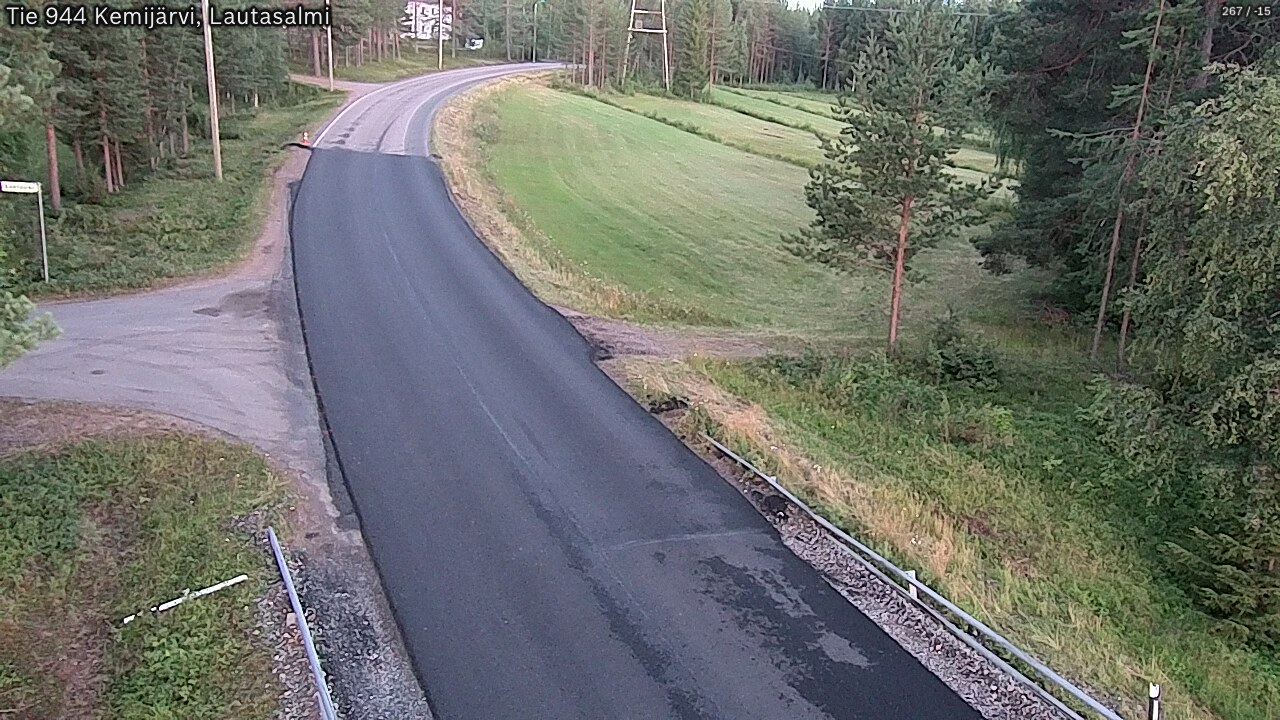 Weather Camera Image Road 944 Kemijärvi, Lautasalmi, Kemijärvi, Lappi