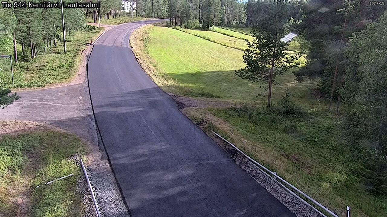 Weather Camera Image Road 944 Kemijärvi, Lautasalmi, Kemijärvi, Lappi