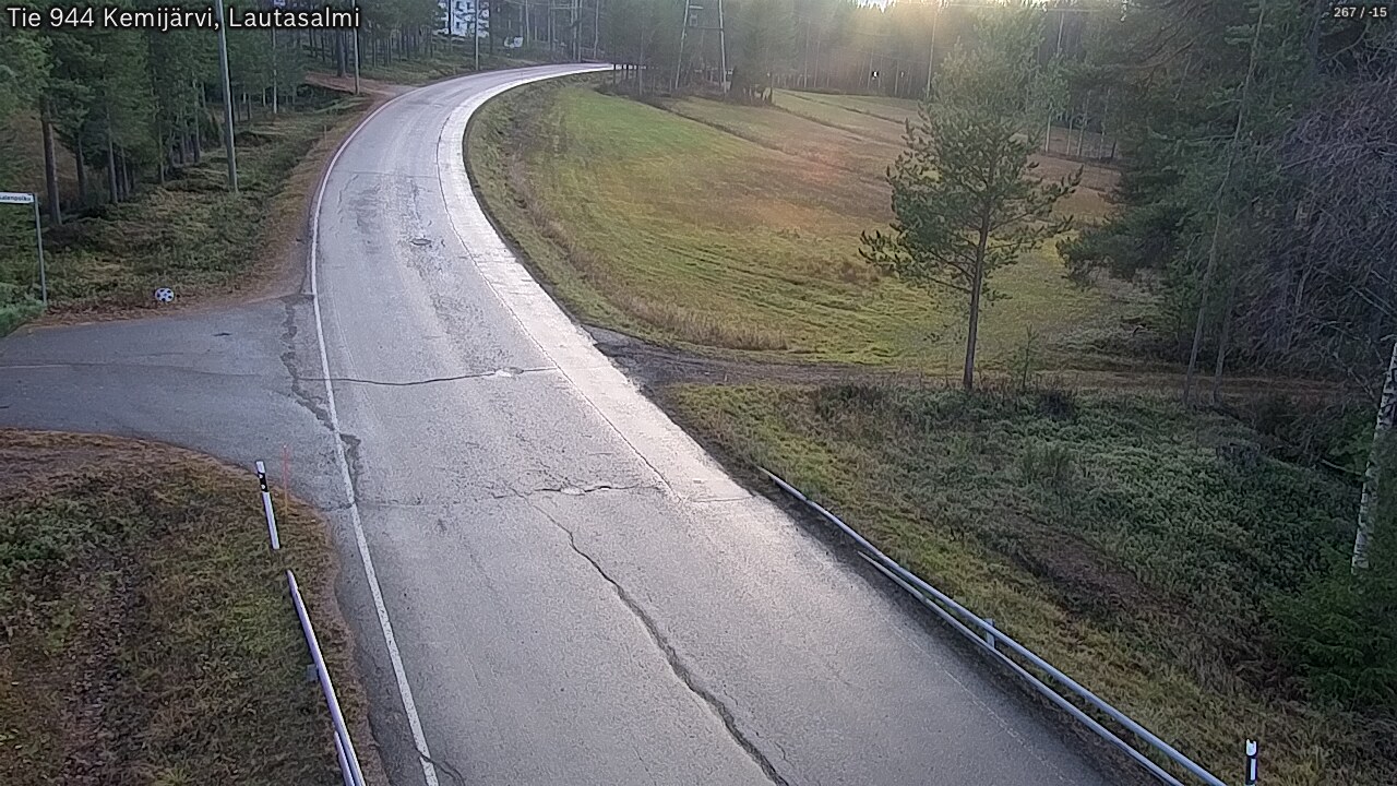 Kelikamerat Kuva Tie 944 Kemijärvi, Lautasalmi, Kemijärvi, Lappi