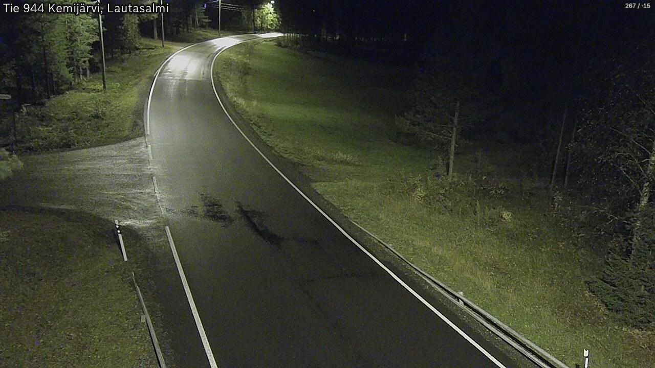 Kelikamerat Kuva Tie 944 Kemijärvi, Lautasalmi, Kemijärvi, Lappi