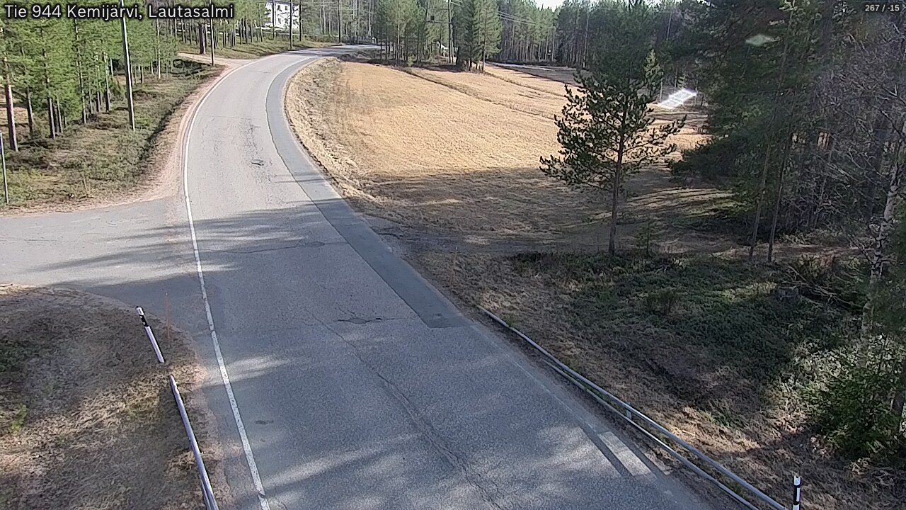 Weather Camera Image Väg 944 Kemijärvi, Lautasalmi, Kemijärvi, Lappi