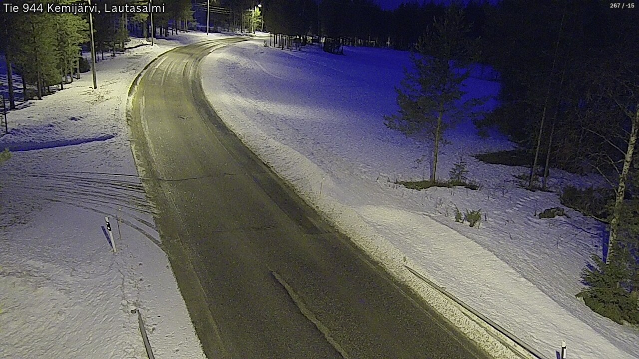 Kelikamerat Kuva Tie 944 Kemijärvi, Lautasalmi, Kemijärvi, Lappi