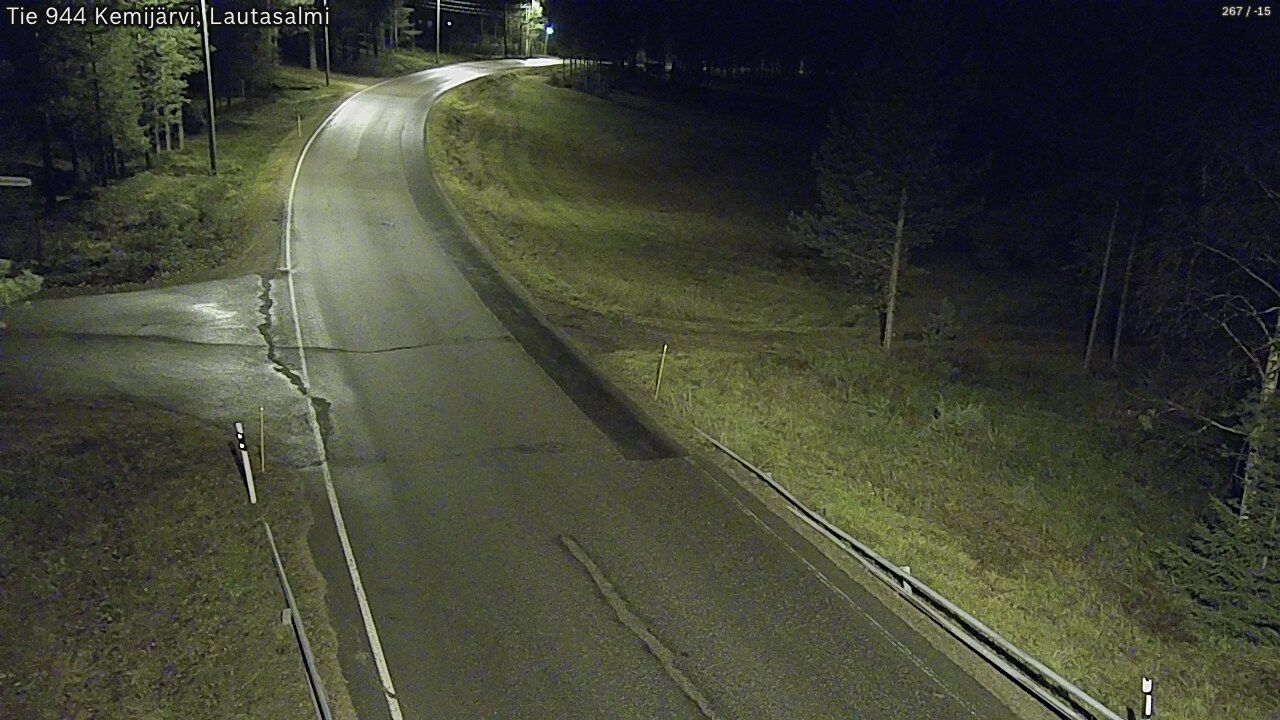 Kelikamerat Kuva Tie 944 Kemijärvi, Lautasalmi, Kemijärvi, Lappi