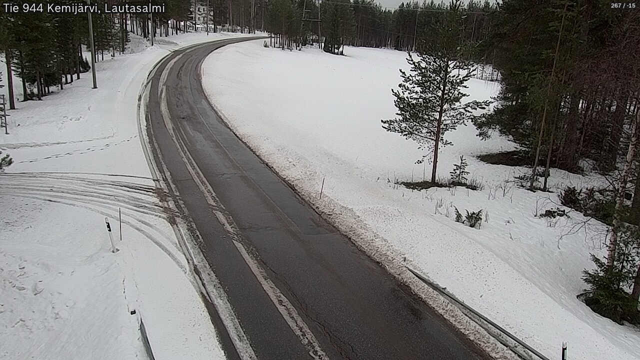 Kelikamerat Kuva Tie 944 Kemijärvi, Lautasalmi, Kemijärvi, Lappi