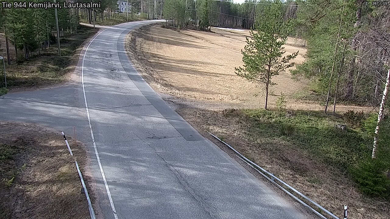 Weather Camera Image Väg 944 Kemijärvi, Lautasalmi, Kemijärvi, Lappi