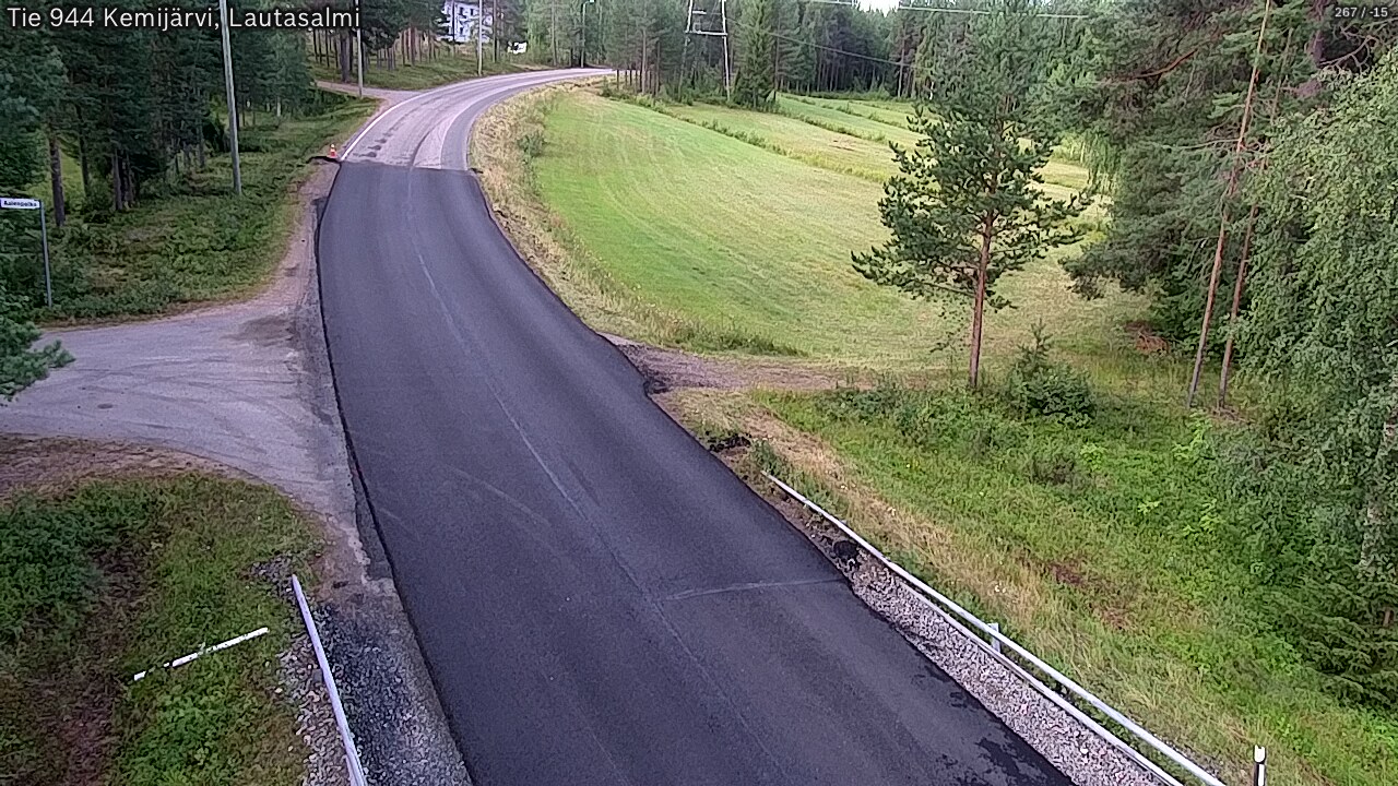 Weather Camera Image Road 944 Kemijärvi, Lautasalmi, Kemijärvi, Lappi