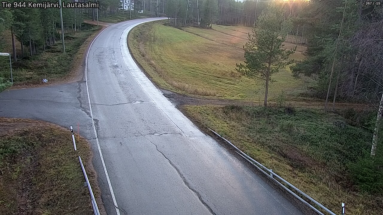 Kelikamerat Kuva Tie 944 Kemijärvi, Lautasalmi, Kemijärvi, Lappi