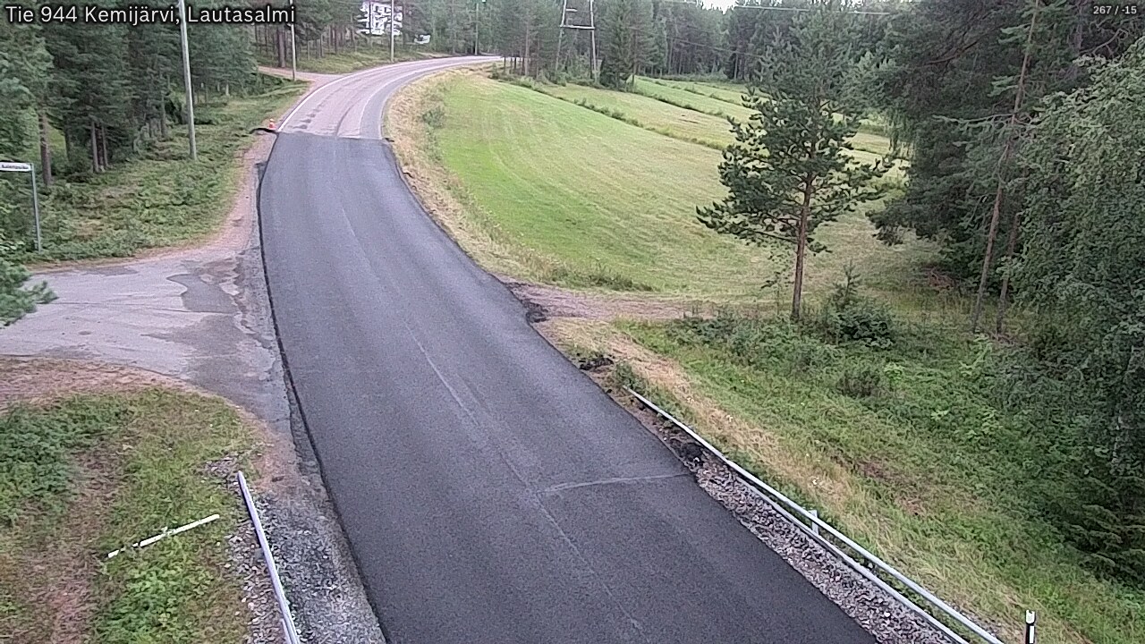 Weather Camera Image Road 944 Kemijärvi, Lautasalmi, Kemijärvi, Lappi