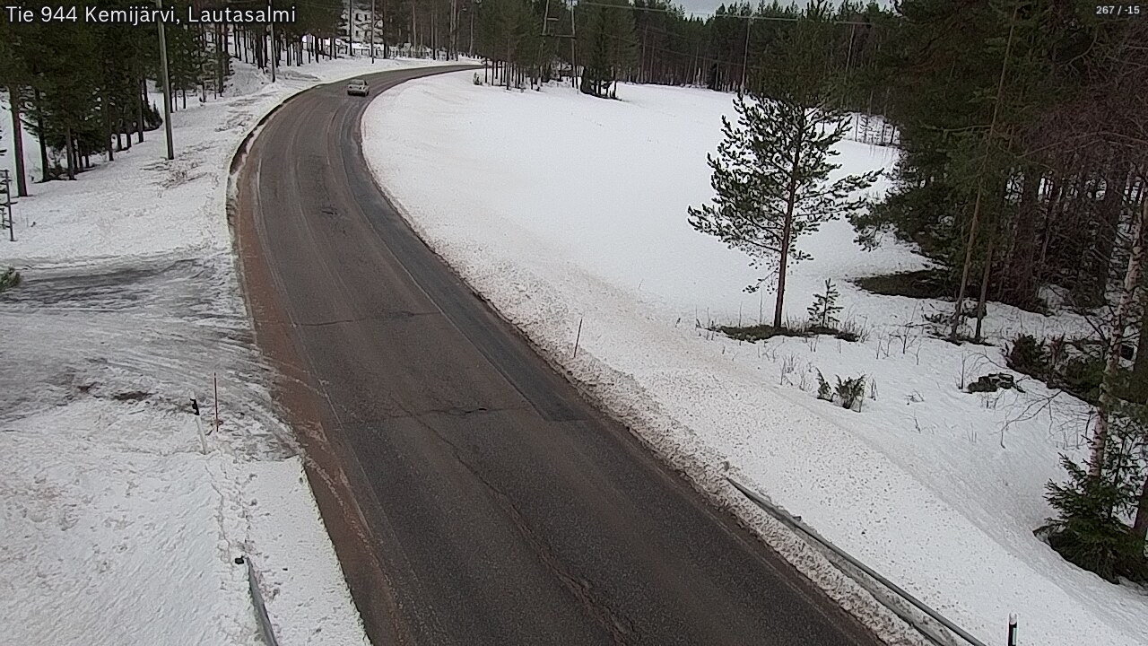 Kelikamerat Kuva Tie 944 Kemijärvi, Lautasalmi, Kemijärvi, Lappi