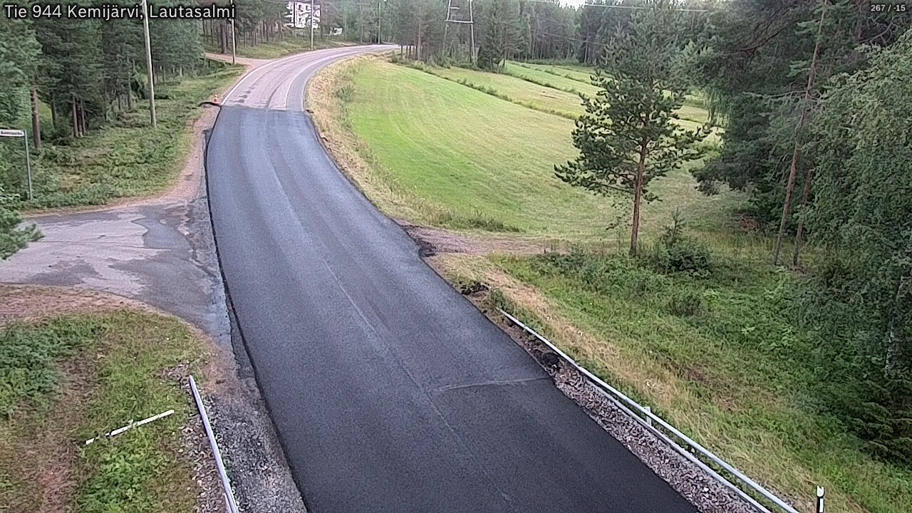 Weather Camera Image Road 944 Kemijärvi, Lautasalmi, Kemijärvi, Lappi
