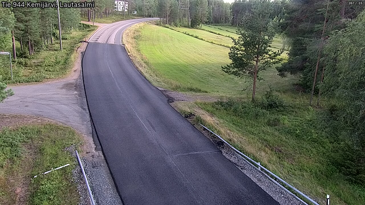 Weather Camera Image Road 944 Kemijärvi, Lautasalmi, Kemijärvi, Lappi