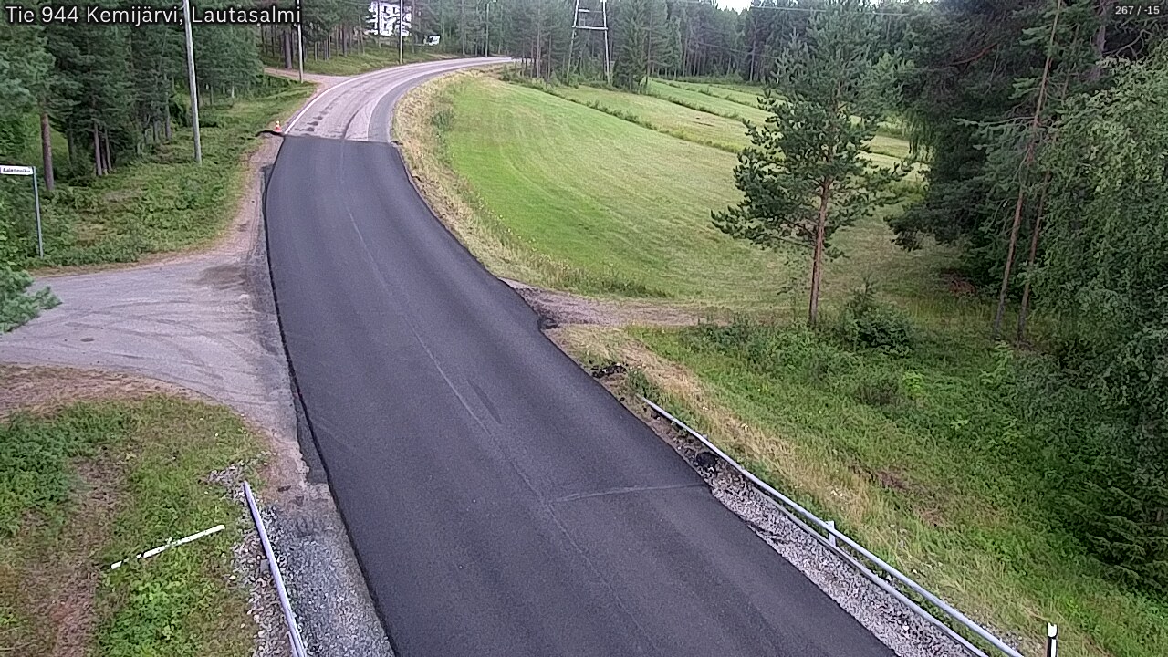 Weather Camera Image Road 944 Kemijärvi, Lautasalmi, Kemijärvi, Lappi