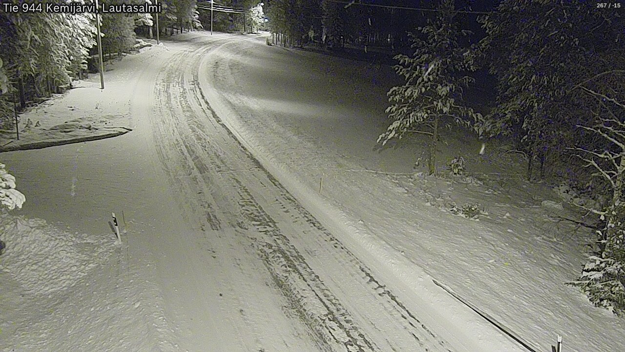 Kelikamerat Kuva Tie 944 Kemijärvi, Lautasalmi, Kemijärvi, Lappi