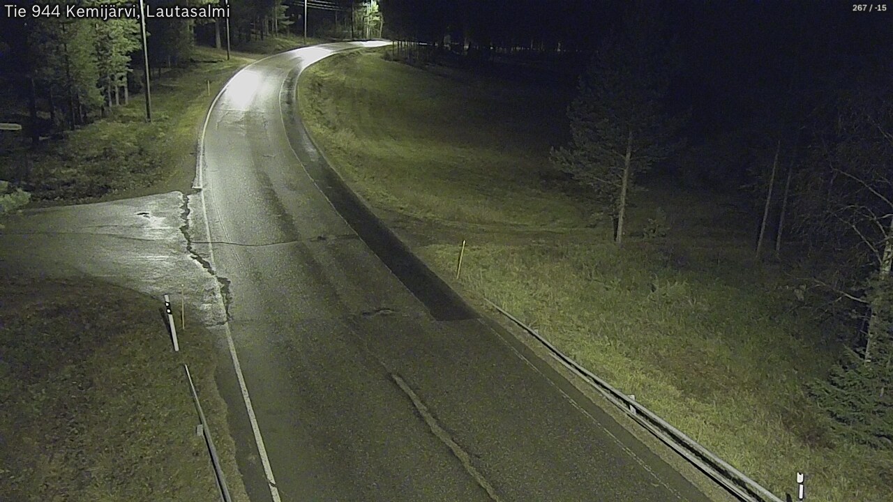 Kelikamerat Kuva Tie 944 Kemijärvi, Lautasalmi, Kemijärvi, Lappi