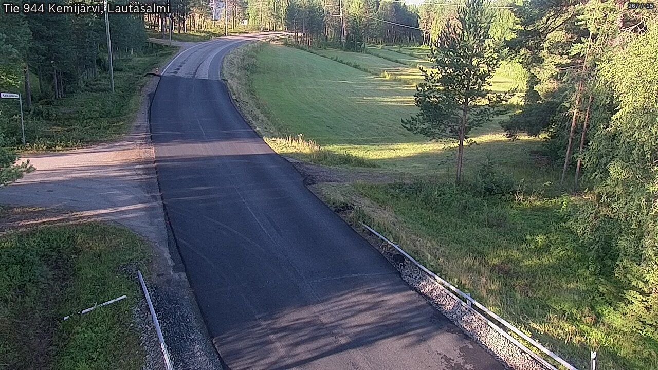 Weather Camera Image Road 944 Kemijärvi, Lautasalmi, Kemijärvi, Lappi