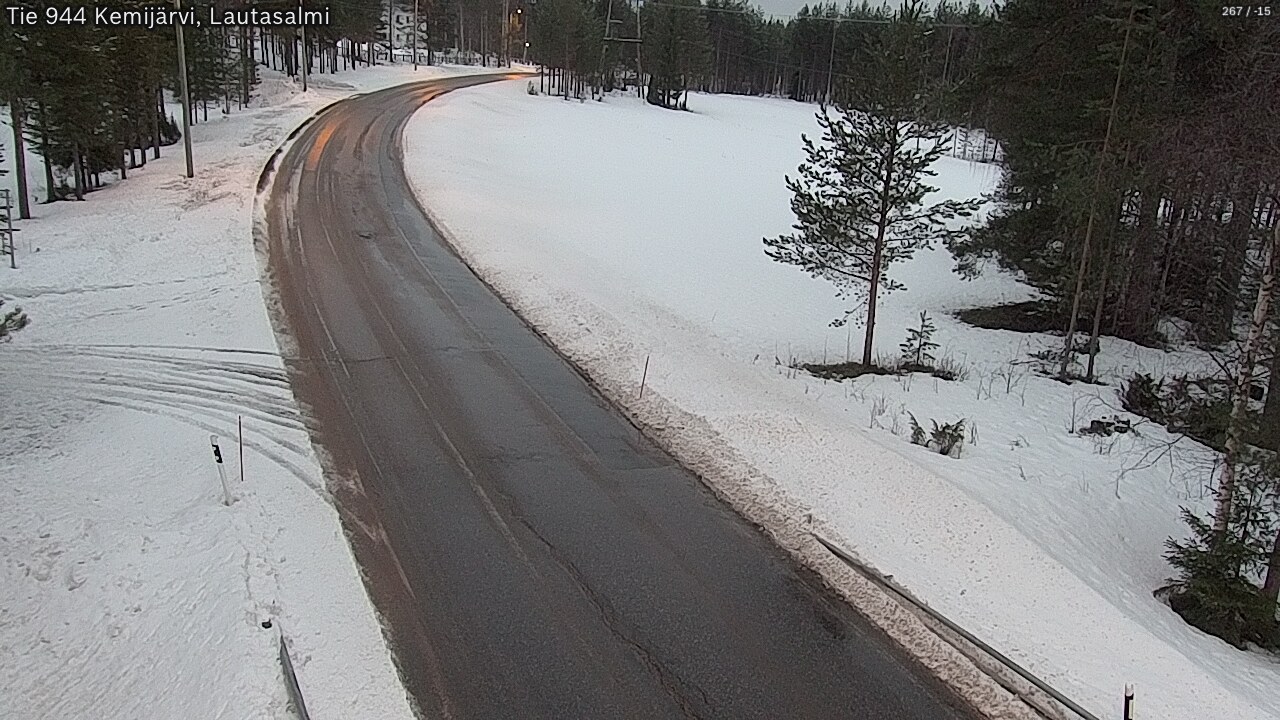 Kelikamerat Kuva Tie 944 Kemijärvi, Lautasalmi, Kemijärvi, Lappi