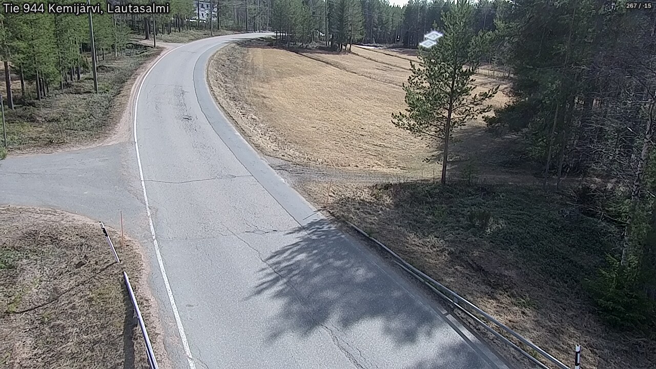 Weather Camera Image Väg 944 Kemijärvi, Lautasalmi, Kemijärvi, Lappi