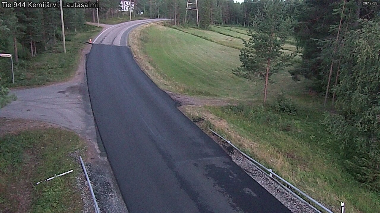 Weather Camera Image Road 944 Kemijärvi, Lautasalmi, Kemijärvi, Lappi