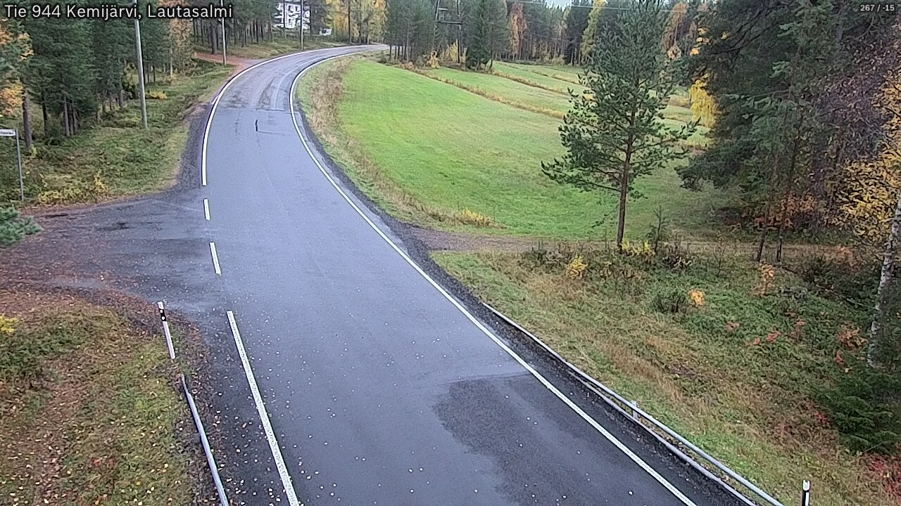 Weather Camera Image Road 944 Kemijärvi, Lautasalmi, Kemijärvi, Lappi