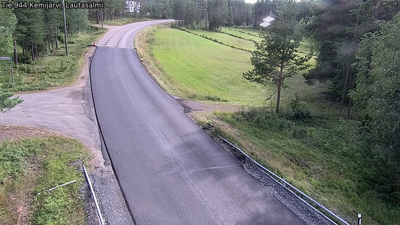 Weather Camera Image Road 944 Kemijärvi, Lautasalmi, Kemijärvi, Lappi