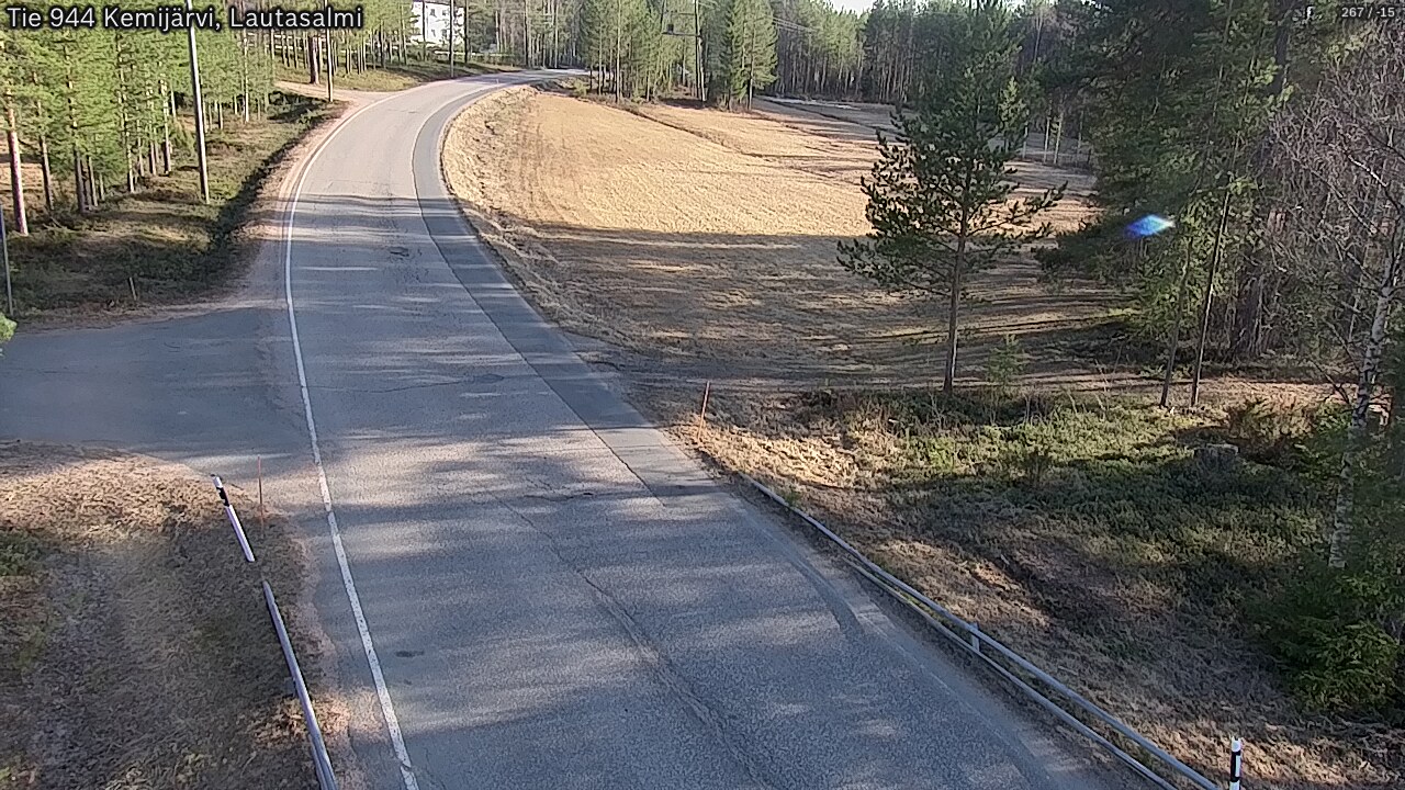 Weather Camera Image Väg 944 Kemijärvi, Lautasalmi, Kemijärvi, Lappi