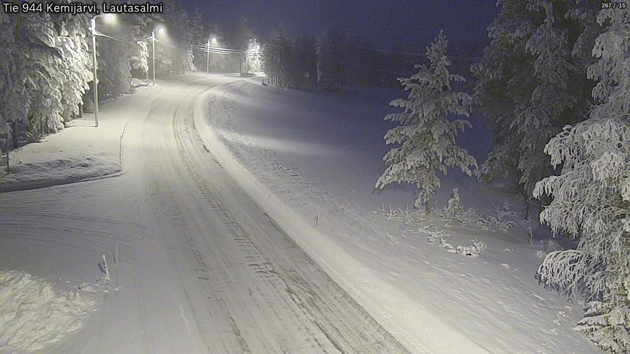 Kelikamerat Kuva Tie 944 Kemijärvi, Lautasalmi, Kemijärvi, Lappi