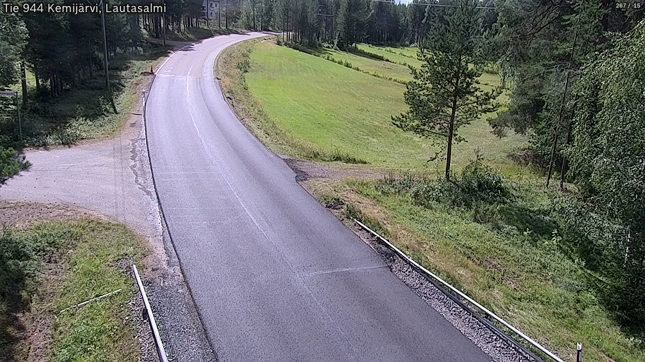 Weather Camera Image Väg 944 Kemijärvi, Lautasalmi, Kemijärvi, Lappi