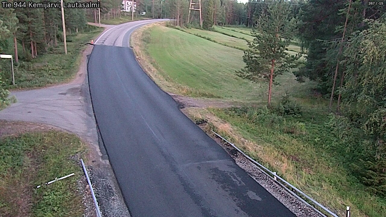 Weather Camera Image Road 944 Kemijärvi, Lautasalmi, Kemijärvi, Lappi