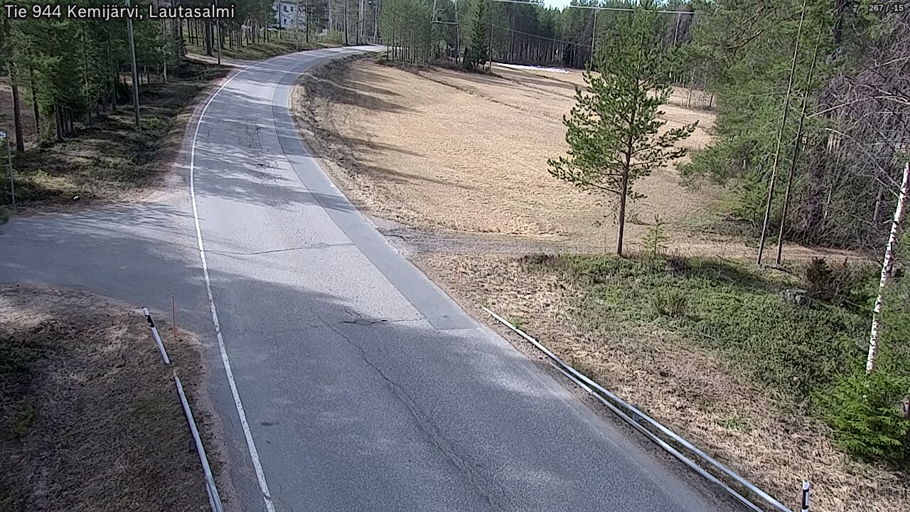 Weather Camera Image Väg 944 Kemijärvi, Lautasalmi, Kemijärvi, Lappi