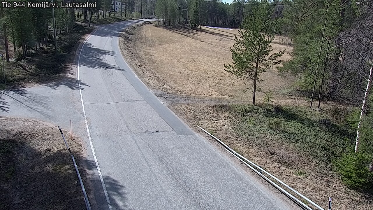 Weather Camera Image Väg 944 Kemijärvi, Lautasalmi, Kemijärvi, Lappi