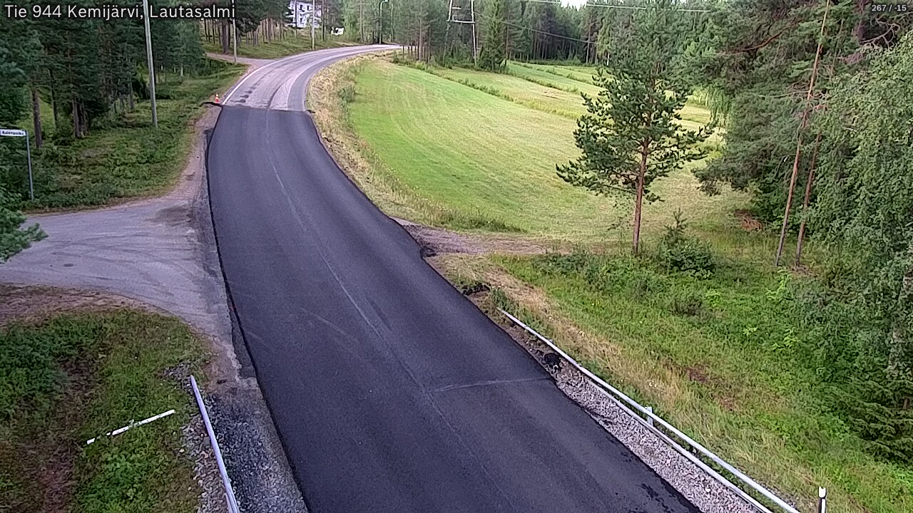 Weather Camera Image Road 944 Kemijärvi, Lautasalmi, Kemijärvi, Lappi