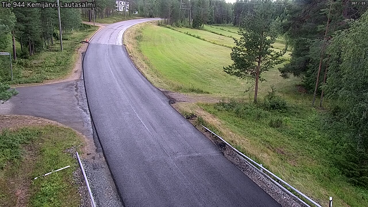 Weather Camera Image Road 944 Kemijärvi, Lautasalmi, Kemijärvi, Lappi
