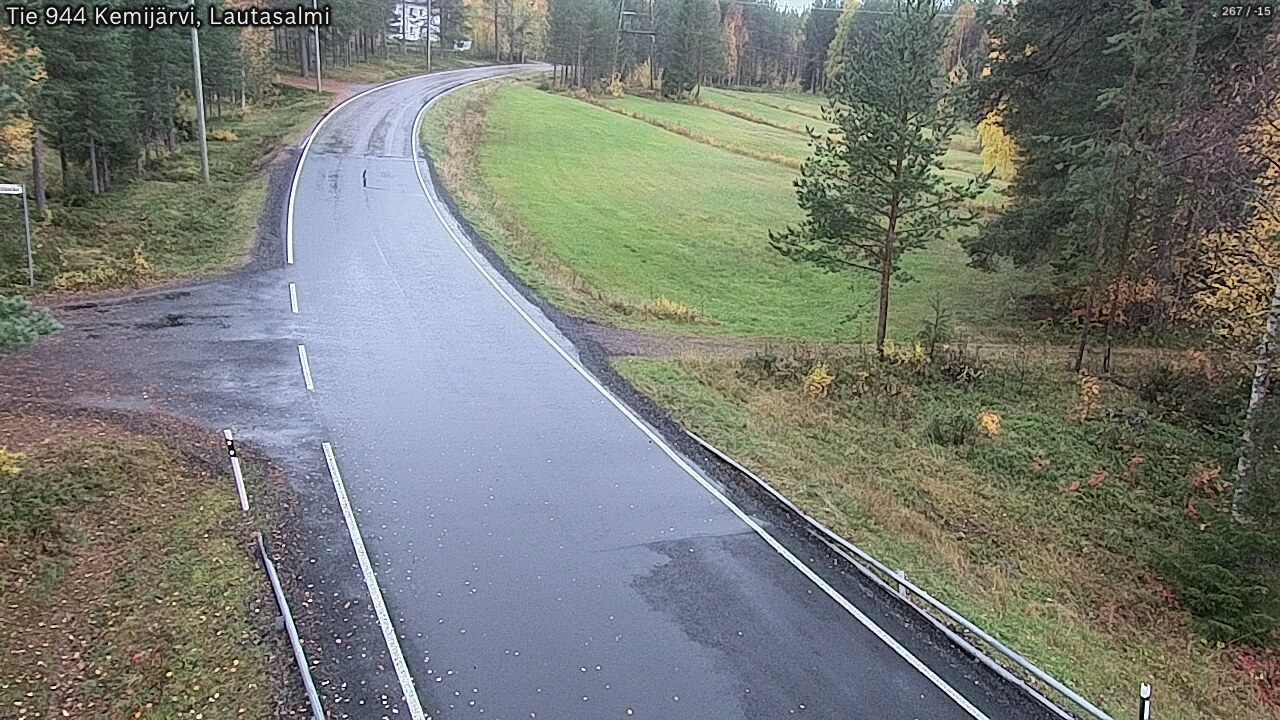 Weather Camera Image Road 944 Kemijärvi, Lautasalmi, Kemijärvi, Lappi