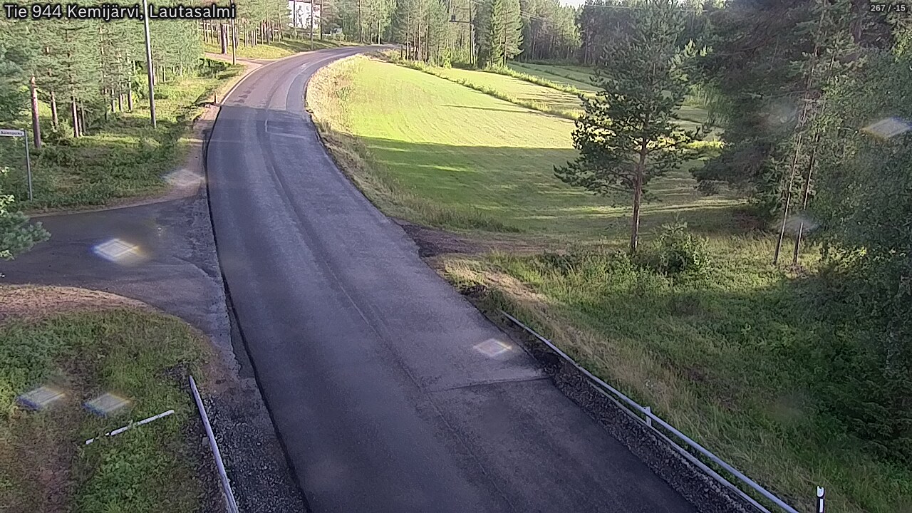 Weather Camera Image Road 944 Kemijärvi, Lautasalmi, Kemijärvi, Lappi