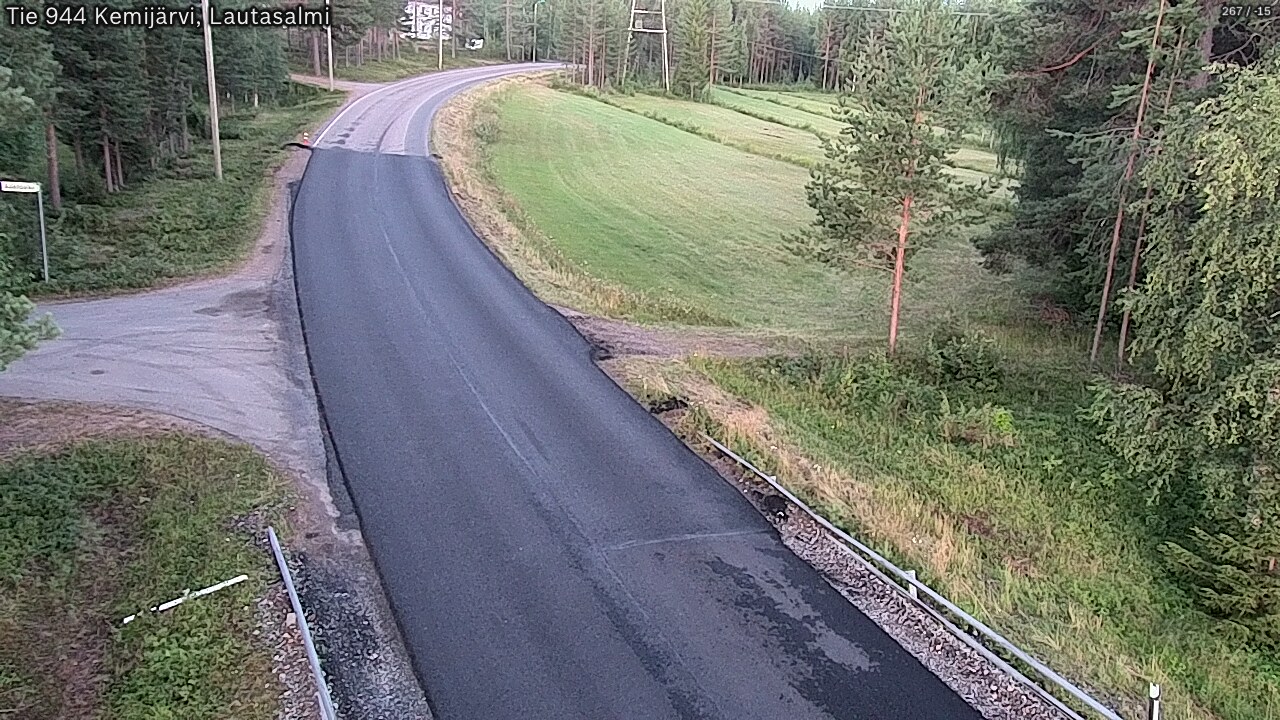Weather Camera Image Road 944 Kemijärvi, Lautasalmi, Kemijärvi, Lappi