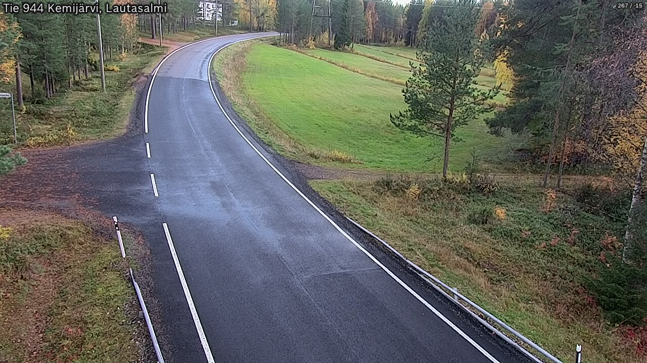 Kelikamerat Kuva Tie 944 Kemijärvi, Lautasalmi, Kemijärvi, Lappi