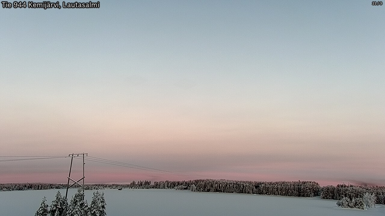 Kelikamerat Kuva Tie 944 Kemijärvi, Lautasalmi, Kemijärvi, Lappi