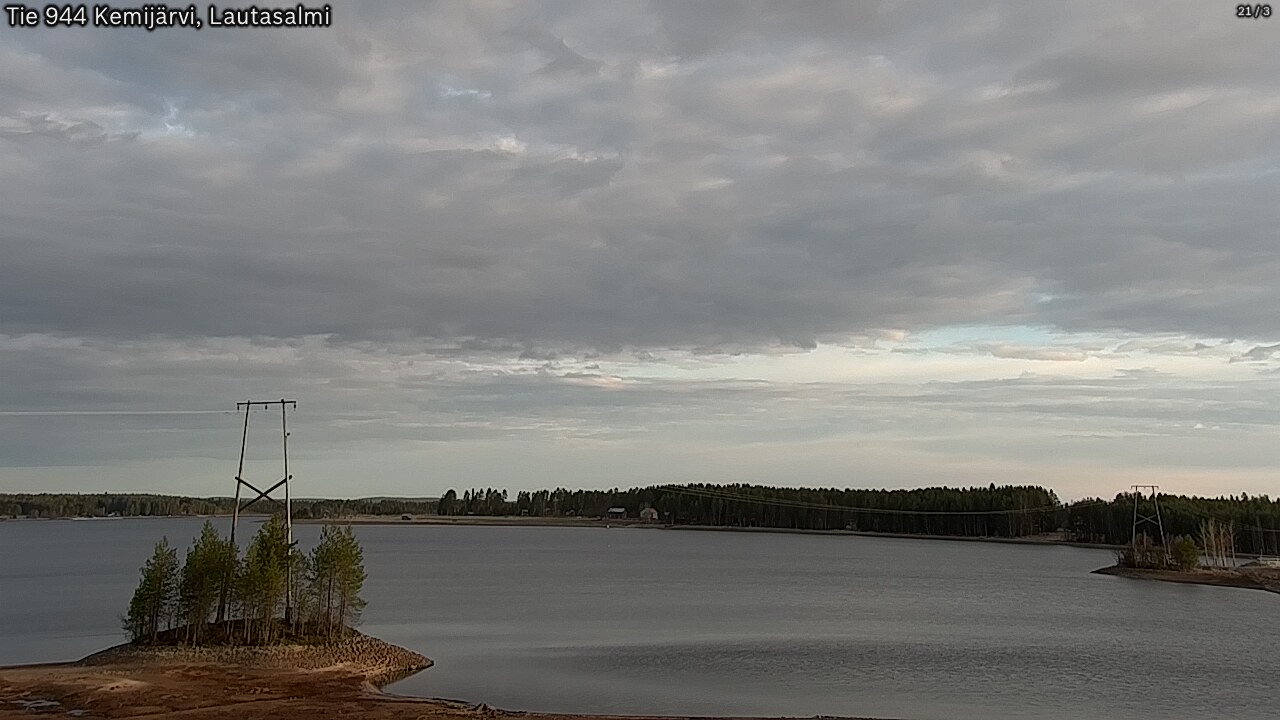 Weather Camera Image Road 944 Kemijärvi, Lautasalmi, Kemijärvi, Lappi