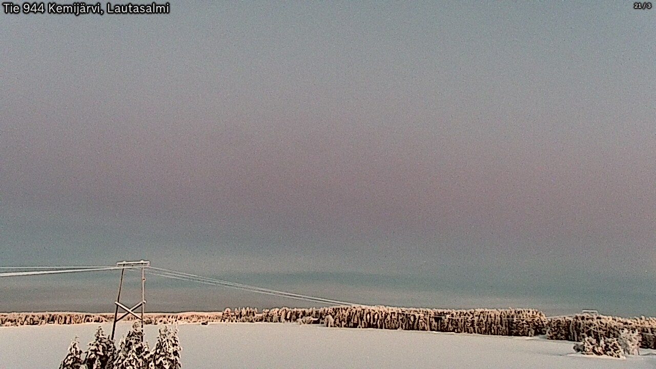 Kelikamerat Kuva Tie 944 Kemijärvi, Lautasalmi, Kemijärvi, Lappi