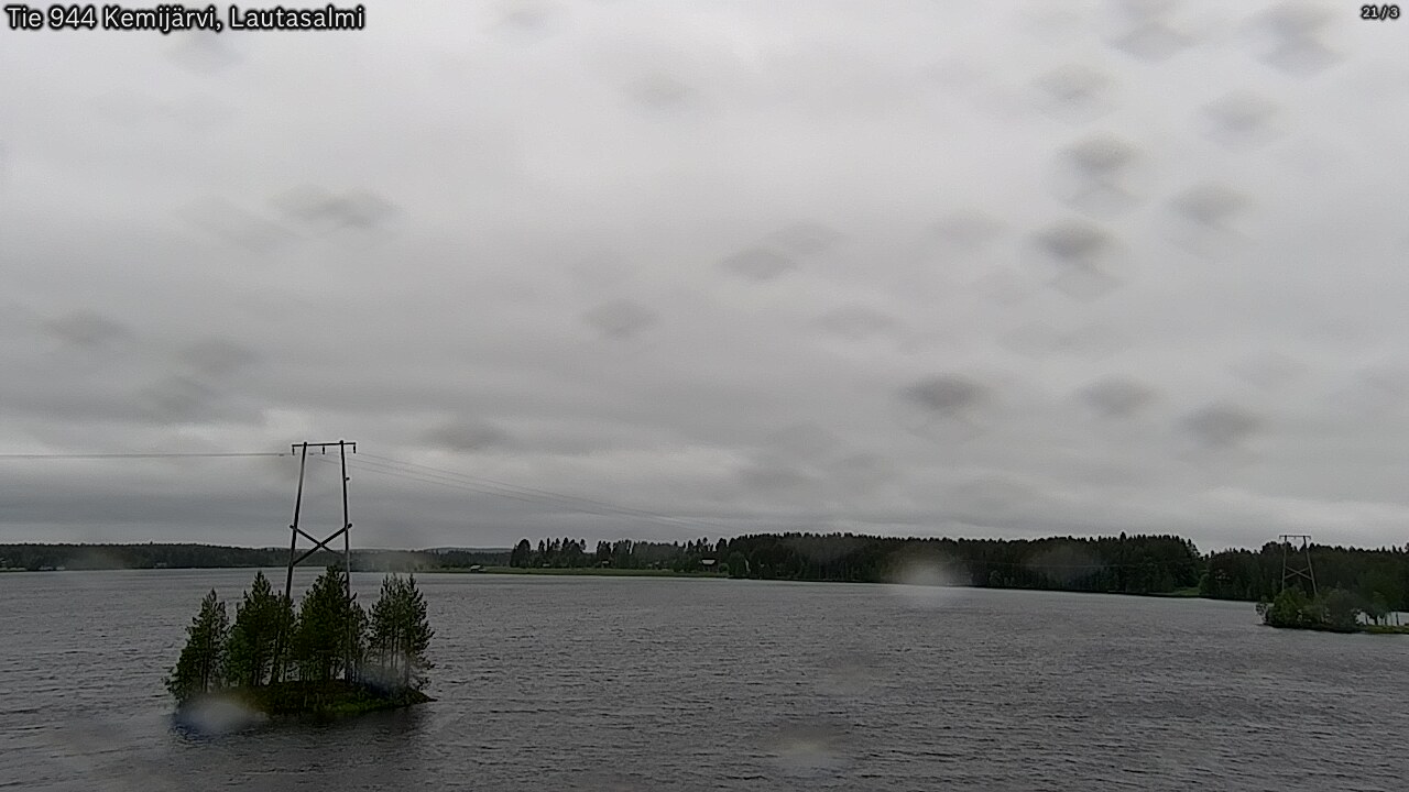 Weather Camera Image Road 944 Kemijärvi, Lautasalmi, Kemijärvi, Lappi