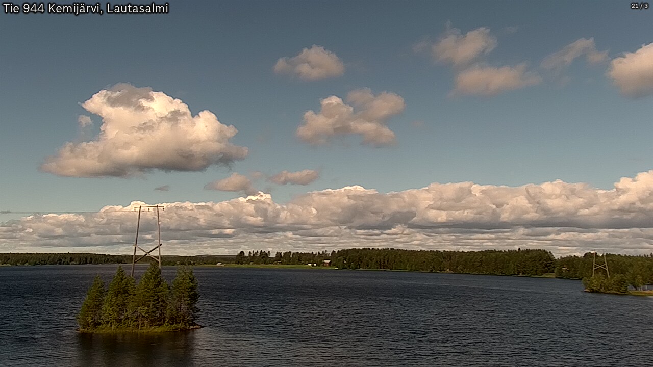 Weather Camera Image Väg 944 Kemijärvi, Lautasalmi, Kemijärvi, Lappi