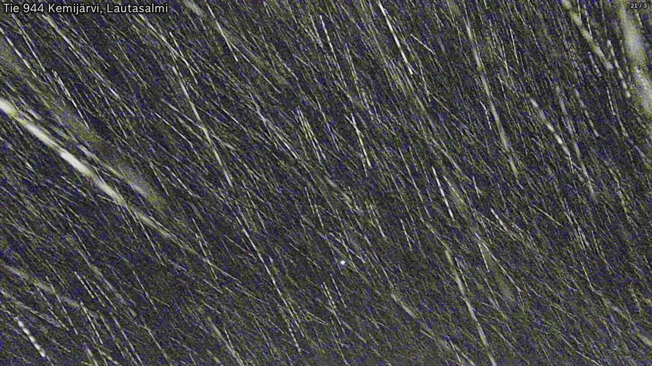 Weather Camera Image Väg 944 Kemijärvi, Lautasalmi, Kemijärvi, Lappi