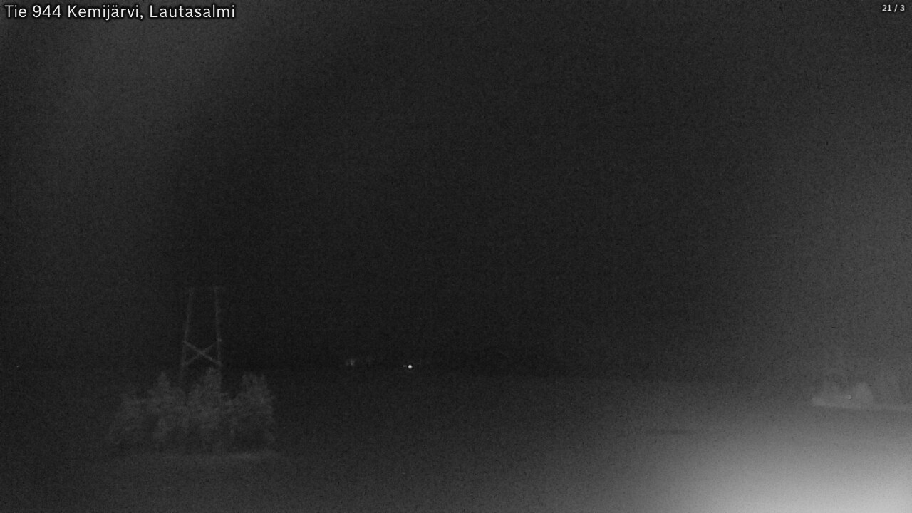 Weather Camera Image Väg 944 Kemijärvi, Lautasalmi, Kemijärvi, Lappi